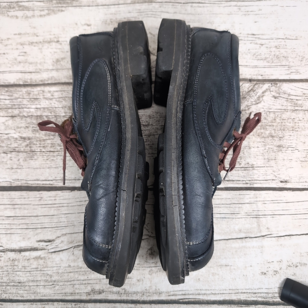 John Fluevog 7th Heaven Supervog Chunky Sole Oxford Black Men 7.5 Women 9.5 - Picture 10 of 11